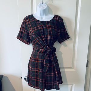 NanaMacs flannel romper